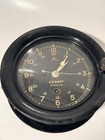 Vintage World War Ii-era U s  Navy 24-hour Ship s Clock No Key Untested