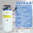 Pneumatic hand 15 Liter Oil Extraction Pump  Oil Changer Vacuum Oil Extractor