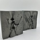 Vintage Toy Soldier Lead  Pewter Mold  109 Soldier With Rifle  c3 