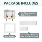  pack Of 10   Washing Machine  laundry  Outlet Box  Center Drain side Drain