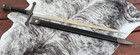 38    Crusader Sword Knights Templar Metal Scabbard Amazing Quality Double Edge