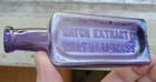Watch Extract  Co Waltham mass Amethyst 1890s  Flavoring Extract Bottle
