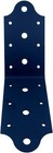 4 Pcs Heavy Duty Flush Inside 45-degree Angle Bracket Steel Tie Plate  5 5 x5 5 