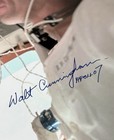 Walt Cunningham Hand Signed 20x24 Apollo 7 Color Photo Nasa Astronaut
