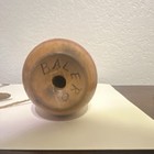 Wooden Balero Vintagewooden Ball  Toy W  Handle   String  Striped
