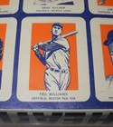 Rare 1952 Wheaties Baseball Complete Empty Box Uncut 8 Sports Cards Ted Williams