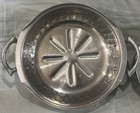 Vintage Everlast Forged Aluminum Casserole Dish Lidded Hammered Floral Mcm