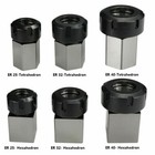 Er25 Er32 Er40 Spring Collet Square Hex Block Chuck Holder For Cnc Lathe Machine