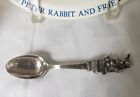  Child   s Set Peter Rabbit Silver Plated Spoon 2 Cups 1 Divided Dish 4 Pcs Queens