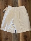 Chic Schooners Women   s Pleated Bermuda Shorts 14 Inch Waist