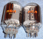 2 Nos Rca 6jt6a Vacuum Tubes 1970 s Vintage 17 5-watts For Transmitting   Audio