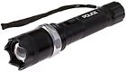 Police Stun Gun Metal T10 550 Bv Heavy Duty Rechargeable Led Flashlight 
