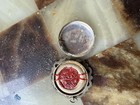 Antique Reliquary Saint Anthony Of Padua Indumentis Wax Seal Relic