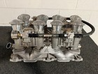 Retno Weber Sbc Chevy Manifold Set Up Angled Lola Canam Corvette Grandsport