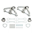 Stainless Steel Header For Small Block Chevy Sbc 283-400 Angle Plug Hot Rod