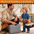 Kidbloom Kids Tool Set  50 Pcs Construction Toys  Toys For 3 Year Old Boys