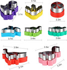 8pcs Dinosaur Cookie Cutters stainless Steel Sandwich Cutters Cookie Cutters Veg