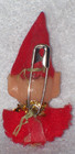 Vintage 1950 s Mid Century Christmas Elf Pixie Brooch Japan