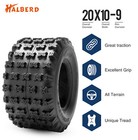 20x10-9 Atv Tires Set 2 20x10x9 Utv Trail Mud All Terrain 4pr Sport Quad Tires