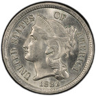1882 3cn Three Cent Nickel Pcgs Ms64 