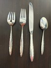Lace Point Vermeil By Lunt Sterling Silver Regular Size Place Setting s  4pc