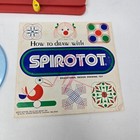 Vintage 1974 Kenner Spirotot Design Drawing Toy 441 Two Drawing Plates Manuals