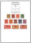 France Morocco 1891-1955 Collection Of 450 Stamps On 46 Pages