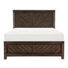 New Espresso Brown Queen King 4pc Modern Rustic Farmhouse Bedroom Set B d m n