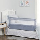 Regalo Extra Long Hideaway Bedrail  Gray Baby Safety Rail  Safety Bed Rail