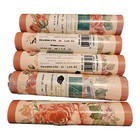 Croscill Cotswold Vinyl Wall Border Floral Prepasted 5 5yds X 7 5  Lot Of 5 New