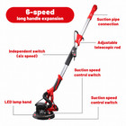 Drywall Sander 800w With Built In Led Light And Telescoping 140 To 200cm Pole