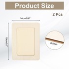 2pcs Diy Wood Frames  Unfinished Wood Picture Frames For Crafts  7 5 X 5 5 
