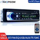 Car Radio Stereo Bluetooth 1din Fm Audio Head Unit Mp3 Player Usb sd aux In-dash