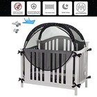  Safety Crib Tent To Keep Baby In Pop Up Mosquito Net Netting Canopy Mesh 