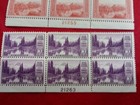 Vintage 1934 Us Parks Postage Stamp Collection Sheets 5  Plate Blocks 2 Non Pref