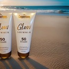 2-coppertone-glow-shimmer-spf 50-w a Hint Of Shimmer-5 Oz -please See Pictures  