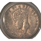 1941   1942 Newfoundland 10 Cent George Vi  925 Sterling Silver Dime