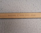 Brown Bonded Leather Belt Womens Sz S  - 27 Covered Buckle 1 Inch Wide