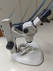 Nikon Smz445 Microscope With Stand Base C-ps nikon 10x 21 Eyepieces light