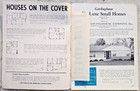 Deluxe Small Homes 1950 House Plan Design Catalog Mid Century Modern Ranch