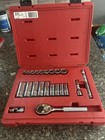 Stanley Proto J52134 Sae Socket Set 3 8  Drive 22 Piece 6 Point Like-new Usa