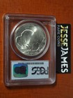 2001 D Uncirculated Silver Buffalo Commemorative Dollar Pcgs Ms69 Blue Label