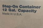 Rubbermaid Commercial Products Fg614400red 12 Gal Container Capacity Step Can