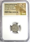 Marc Antony Ar Denarius Silver Galley Roman Coin 32 Bc - Certified Ngc Vf