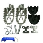 Stainless Footpegs Foot Rest Pegs For Chinese Made Pit Dirt Bike 50cc 90cc