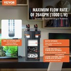 Vevor 75 Gallon Aquarium Canister Filter 11w Uv Lamp Fish Tank Quiet