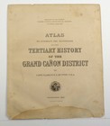 Antique 1882  geologic Map Of The Western Past Of The Plateau Province  Utah
