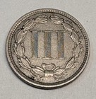 1881 3c Three Cent Nickel Km 94 Closed 3 Business Strike Philadelphia Mint