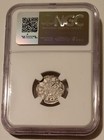 Spain - Middle Ages - Toledo Alfonso I 1104-50 Silver Dinero Bust Left Au50 Ngc
