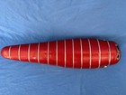 Schwinn Sting-ray Persons Red Sparkle Banana Seat W mylar Chrome Strips Fastback